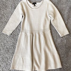 Jessica Simpson Nude Sweater Dress